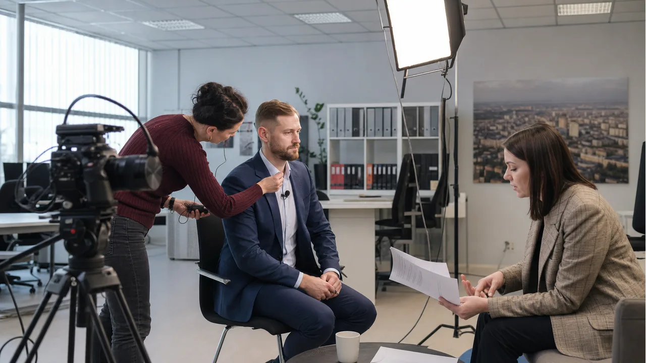 Подготовка темы, вопросов и материалов перед интервью